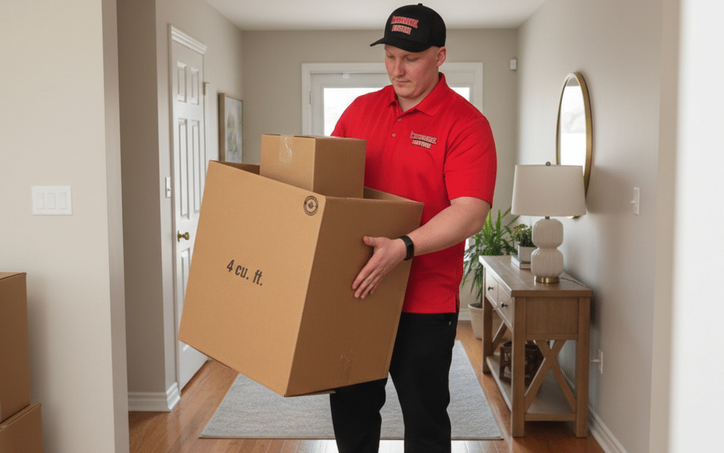 Movers Moving Boxes